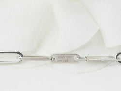 Collier Dinh Van Menottes R12 Or Blanc et Diamants - Castafiore