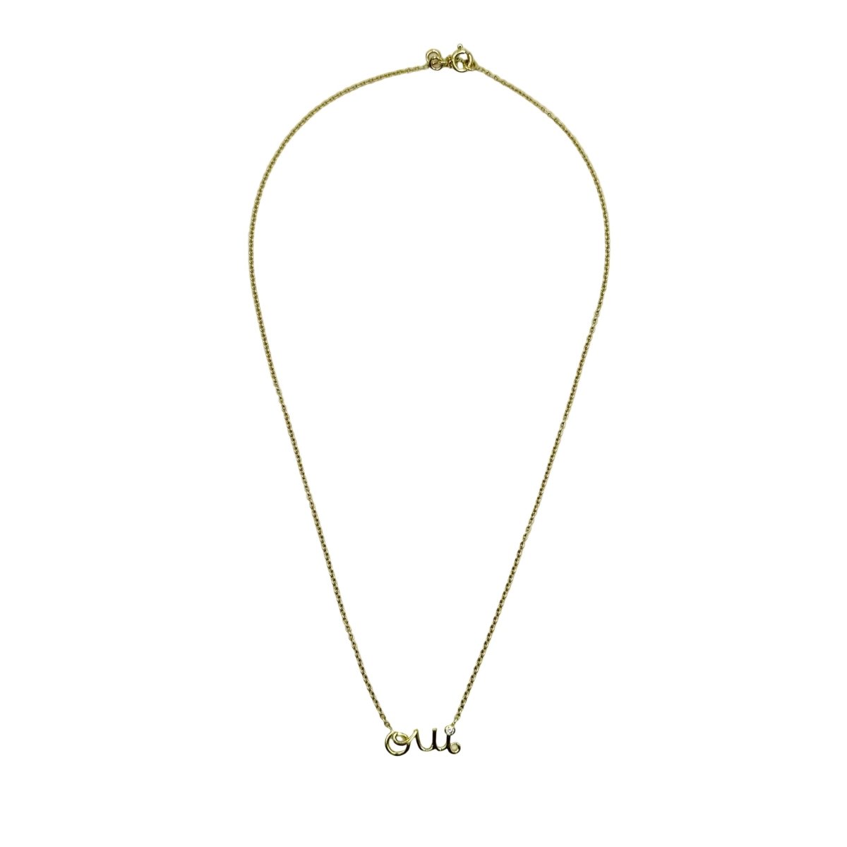 Collier DIOR "Dioramour" en or jaune et diamant - Castafiore