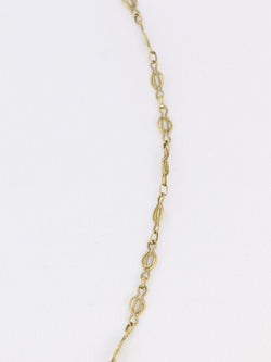 Collier draperie Art Nouveau or jaune filigrane - Castafiore