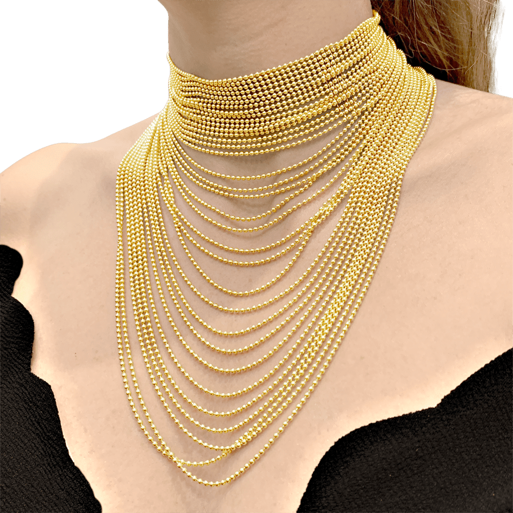 Collier Draperie CARTIER "Draperie" en or jaune - Castafiore