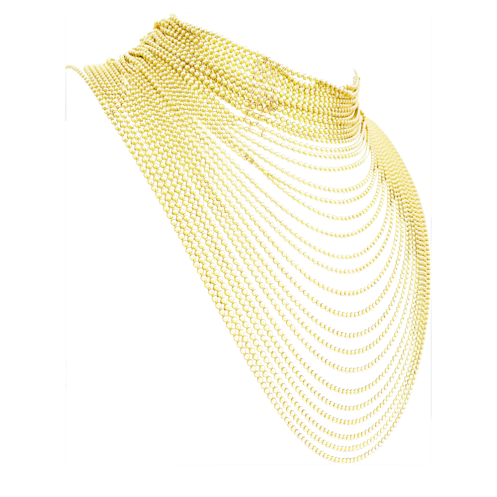 Collier Draperie CARTIER "Draperie" en or jaune - Castafiore