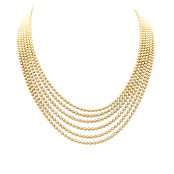Collier Draperie CARTIER "Draperie" en or jaune - Castafiore