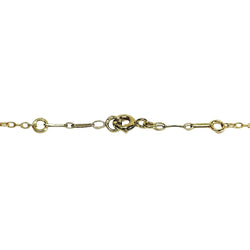 Collier Draperie en or champagne et perles - Castafiore