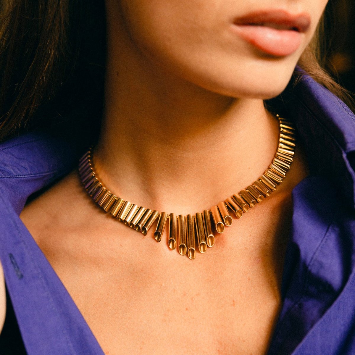 Collier Draperie en or jaune - Castafiore