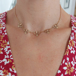 Collier Draperie en or jaune - Castafiore