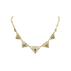 Collier Draperie en or jaune - Castafiore