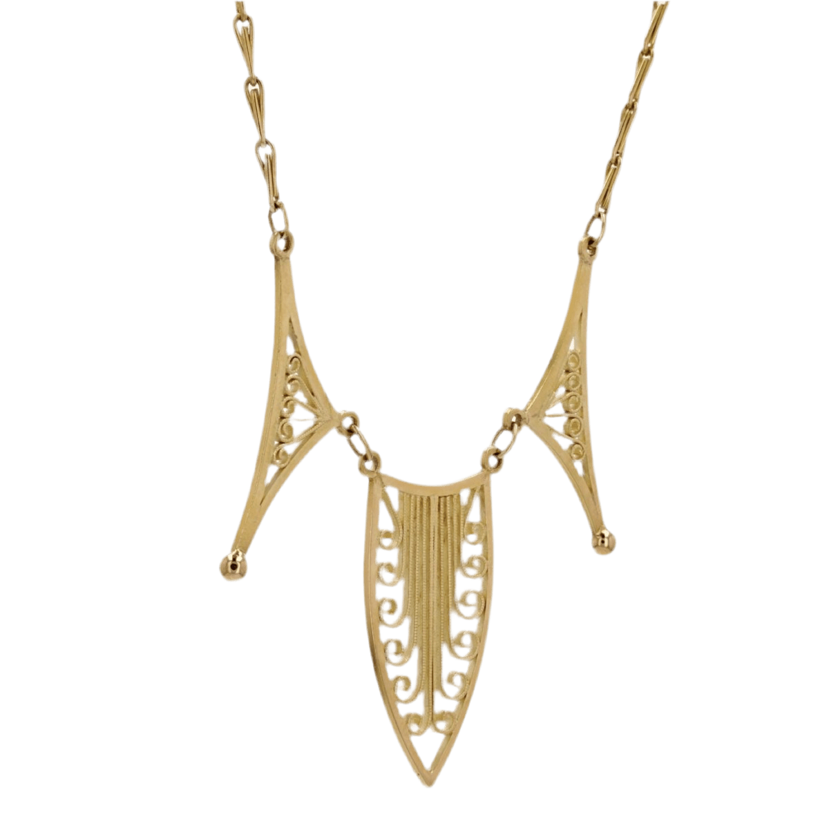 Collier Draperie en or jaune - Castafiore