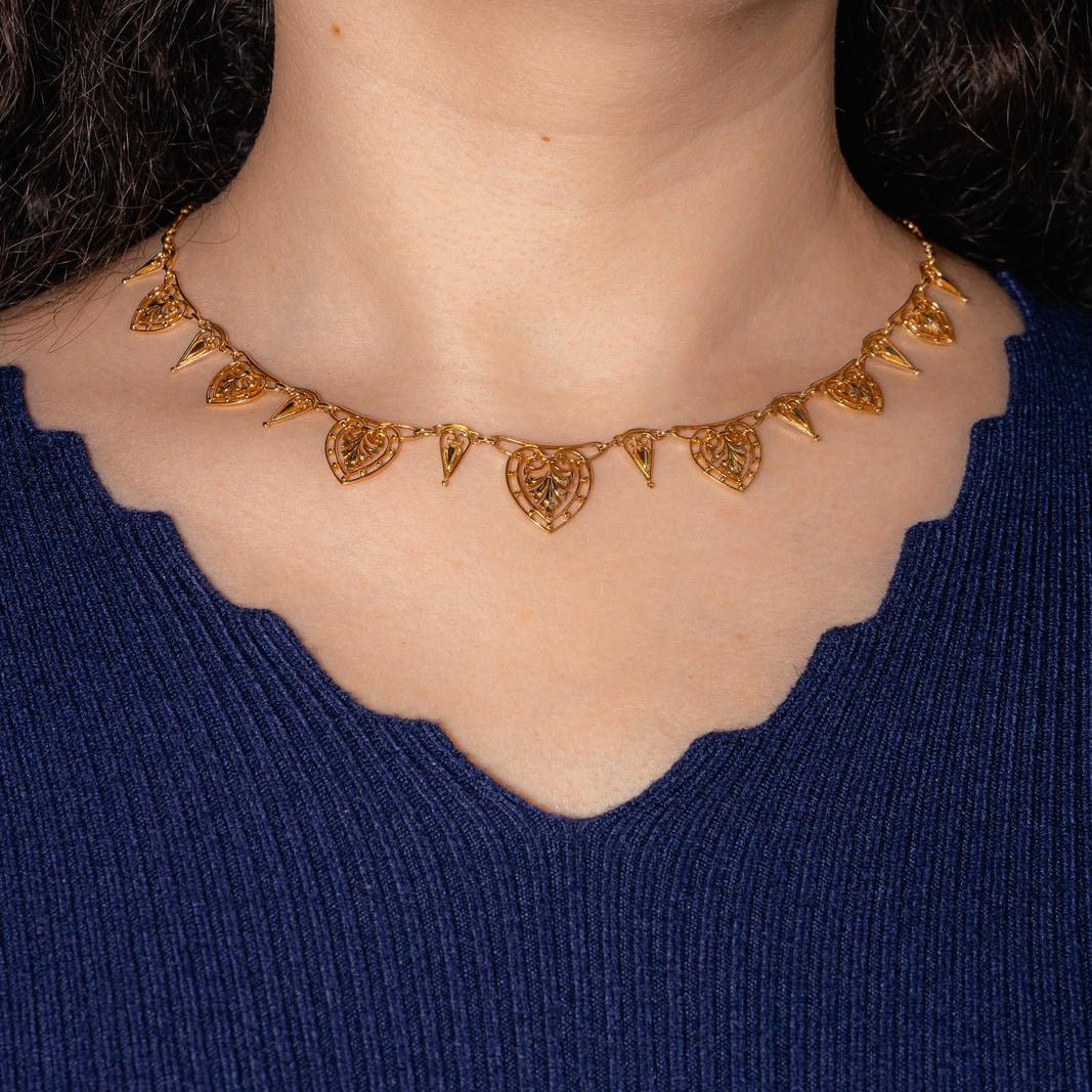 Collier Draperie en or jaune - Castafiore