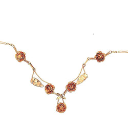 Collier Draperie en or jaune et or rose - Castafiore