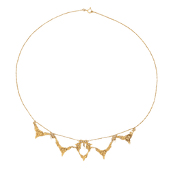 Collier Draperie en or jaune et perles - Castafiore