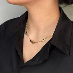 Collier Draperie - Or et Saphirs