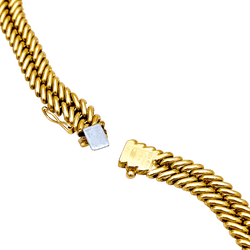 Collier Draperie VAN CLEEF & ARPELS en or jaune, saphir et diamants - Castafiore