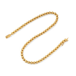 Collier en boules d'or jaunes ciselées de la maison Lalaounis - Castafiore