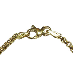 Collier en chute maille jaseron en or jaune - Castafiore