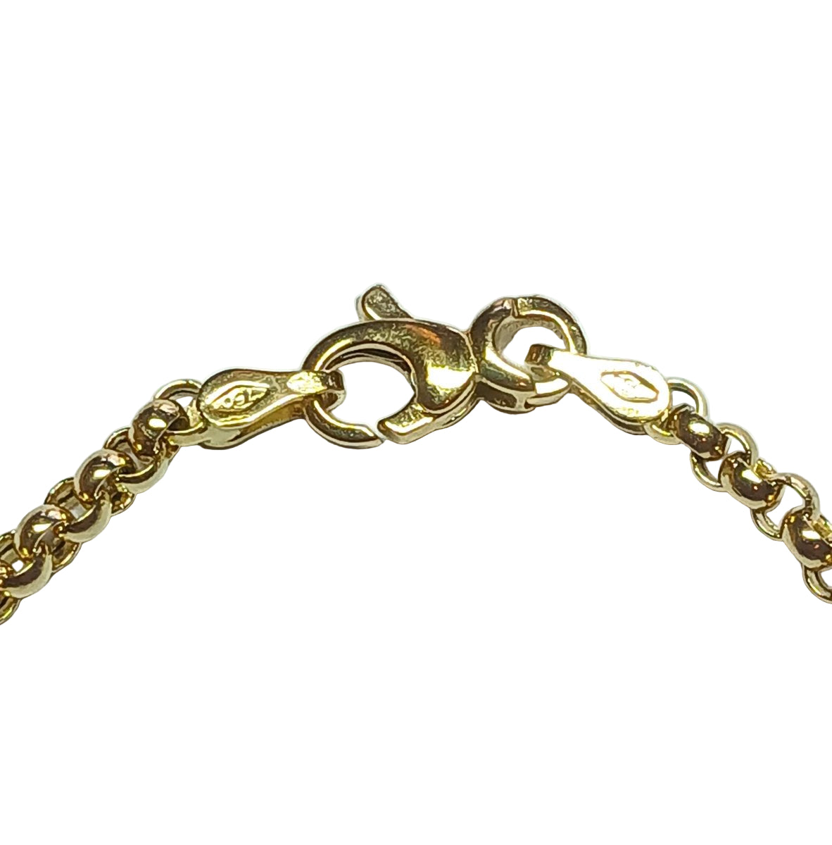 Collier en chute maille jaseron en or jaune - Castafiore