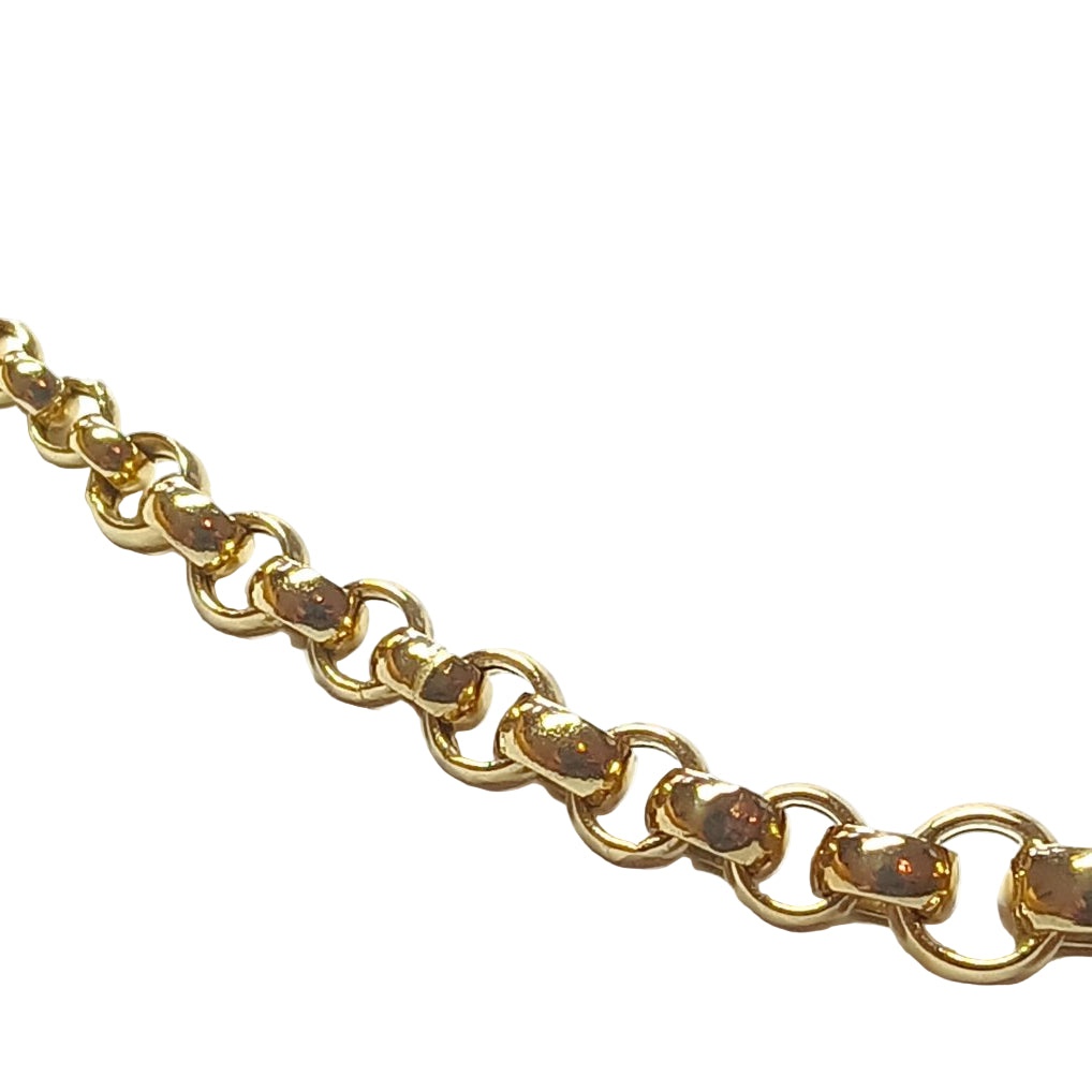 Collier en chute maille jaseron en or jaune - Castafiore