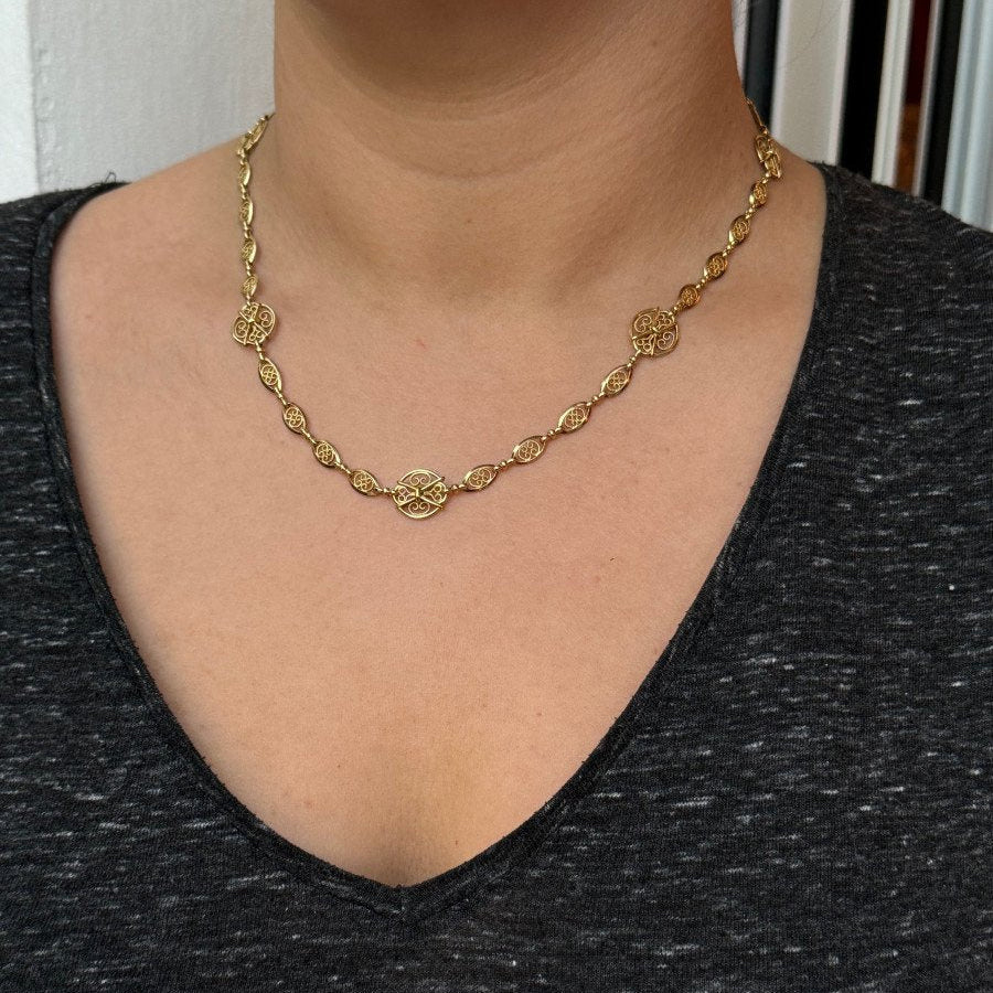 Collier en or Art Déco - Castafiore