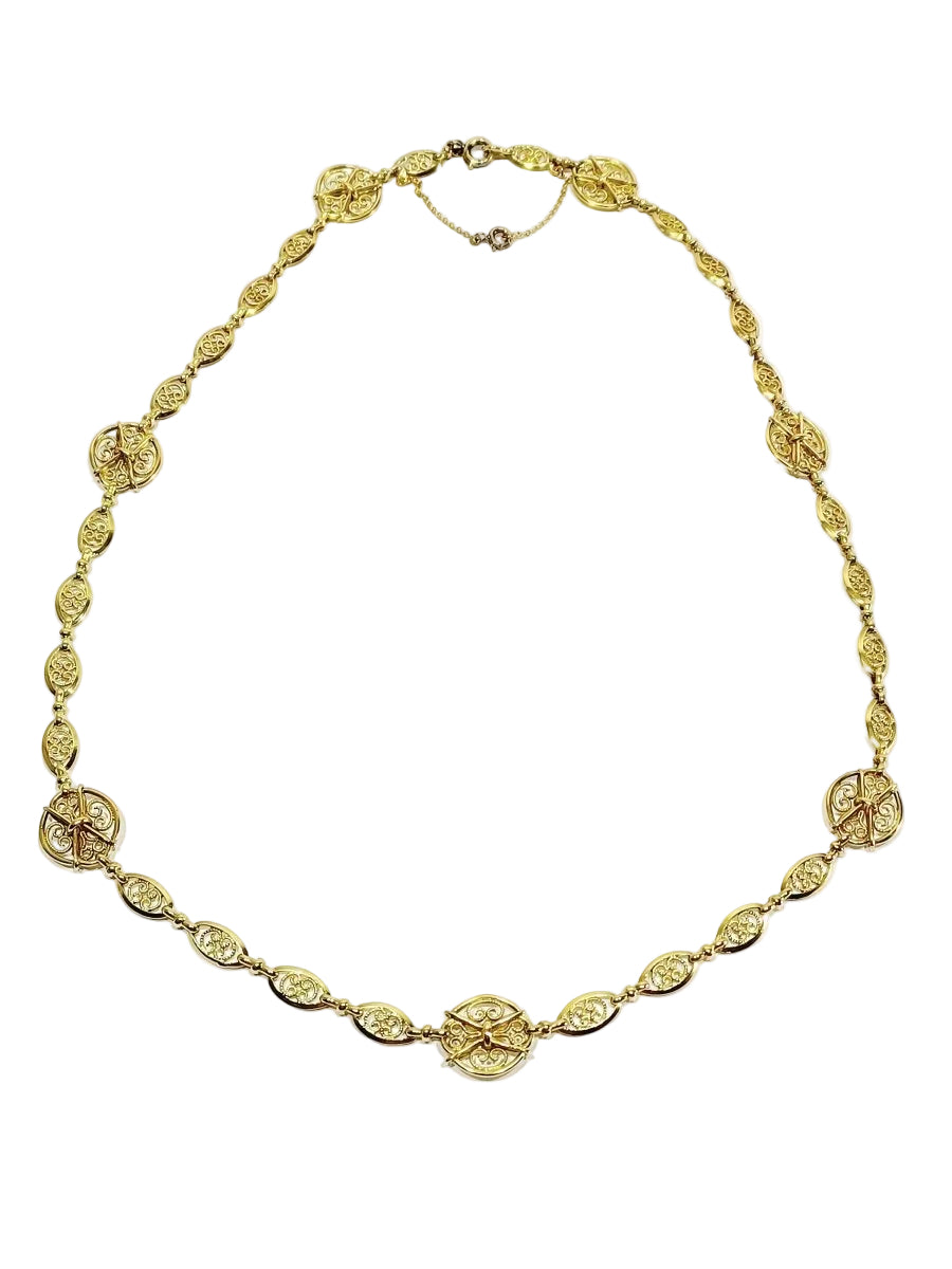 Collier en or Art Déco - Castafiore