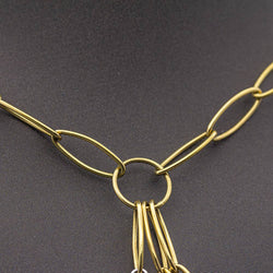 Collier en or bicolore avec cœurs - Castafiore