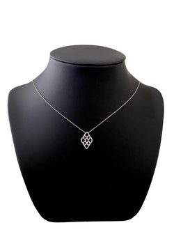 Collier, en or blanc 14k serti de diamants - Castafiore