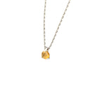 Collier en or blanc et citrine - Castafiore