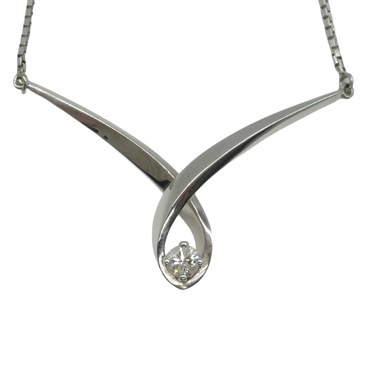 Collier en or blanc et diamant - Castafiore