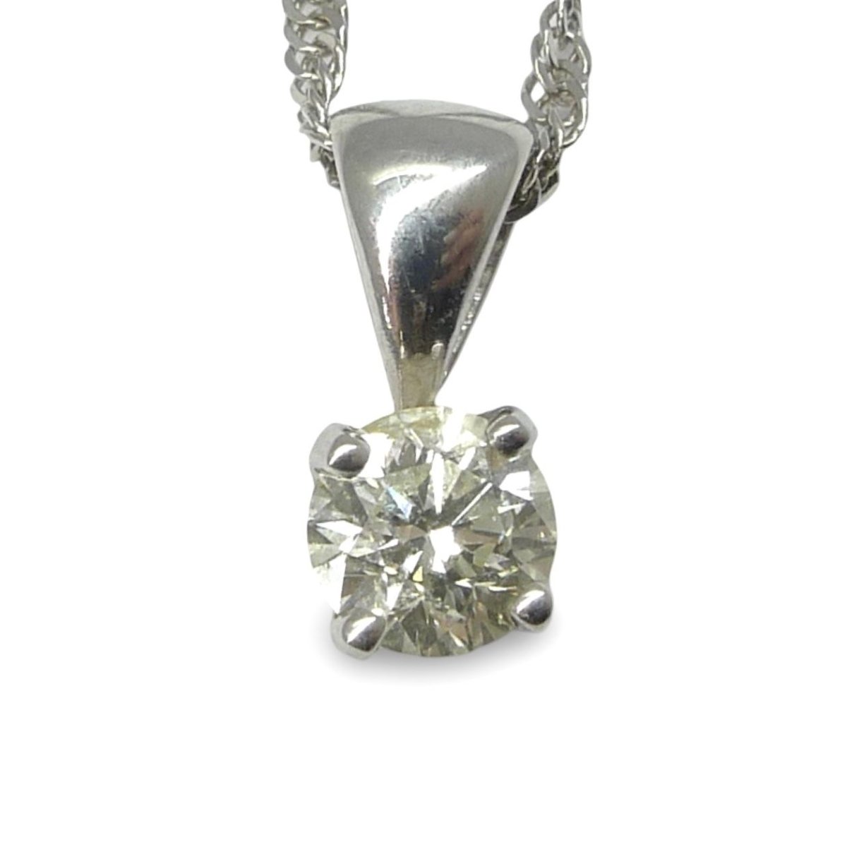 Collier en or blanc et diamant - Castafiore