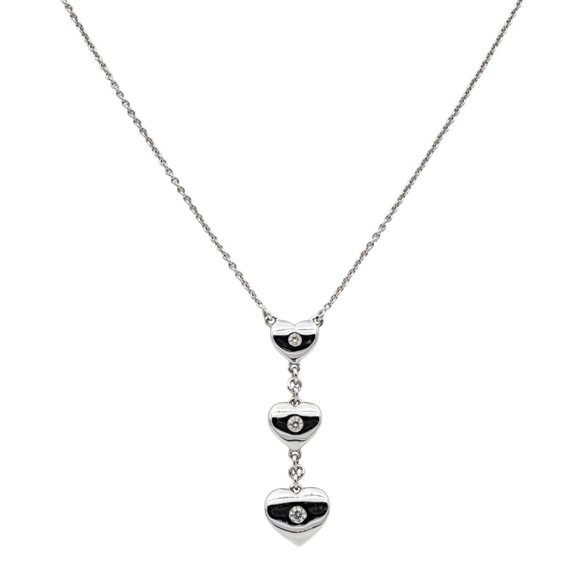 Collier en or blanc et diamants - Castafiore