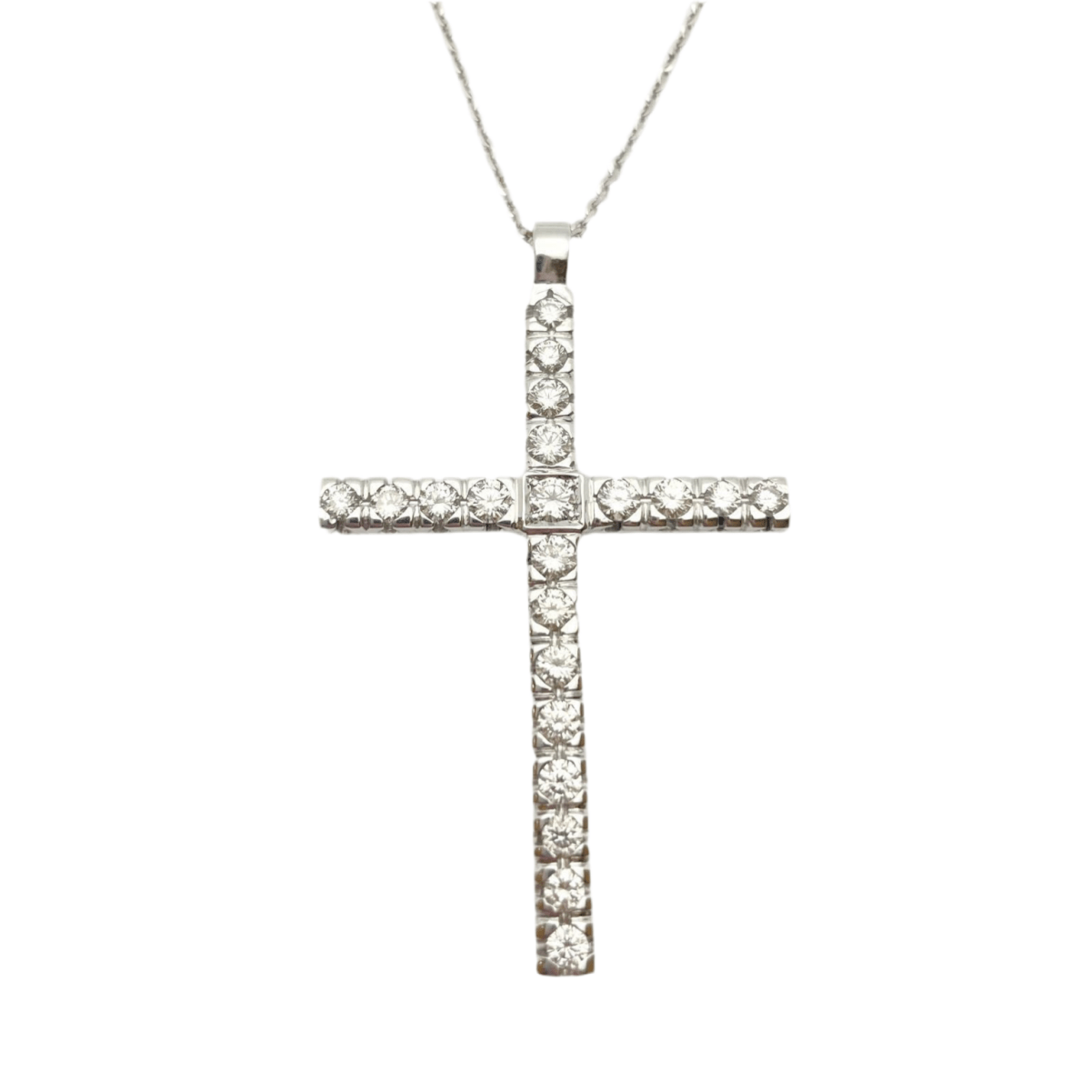 Collier en or blanc et diamants - Castafiore