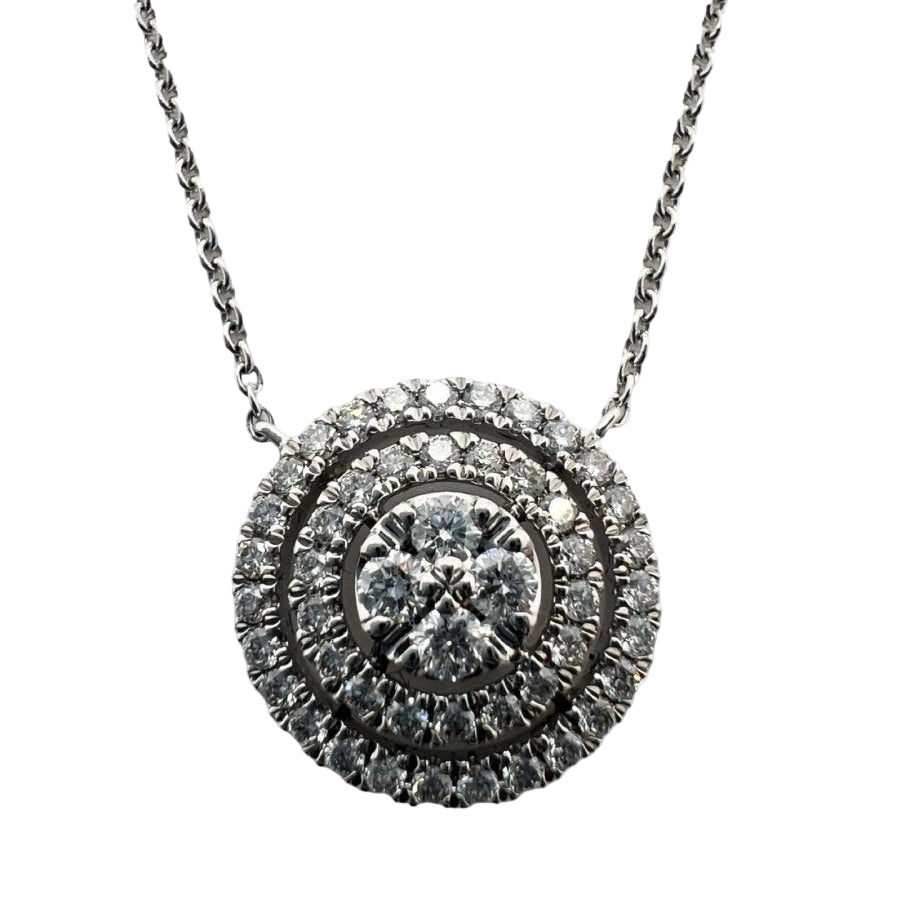 Collier en or blanc et diamants - Castafiore