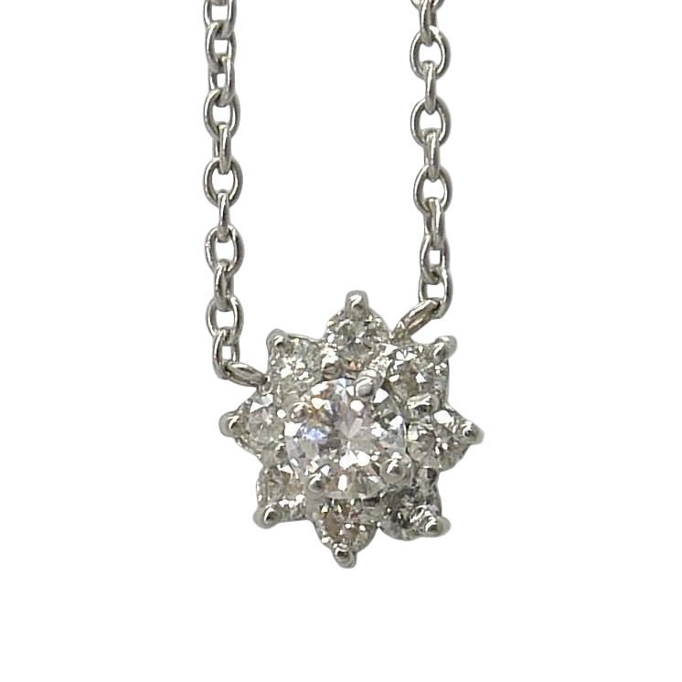Collier en or blanc et diamants - Castafiore