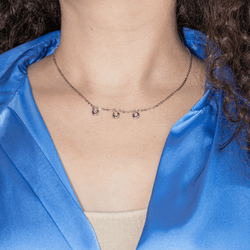 Collier en or blanc et diamants - Castafiore