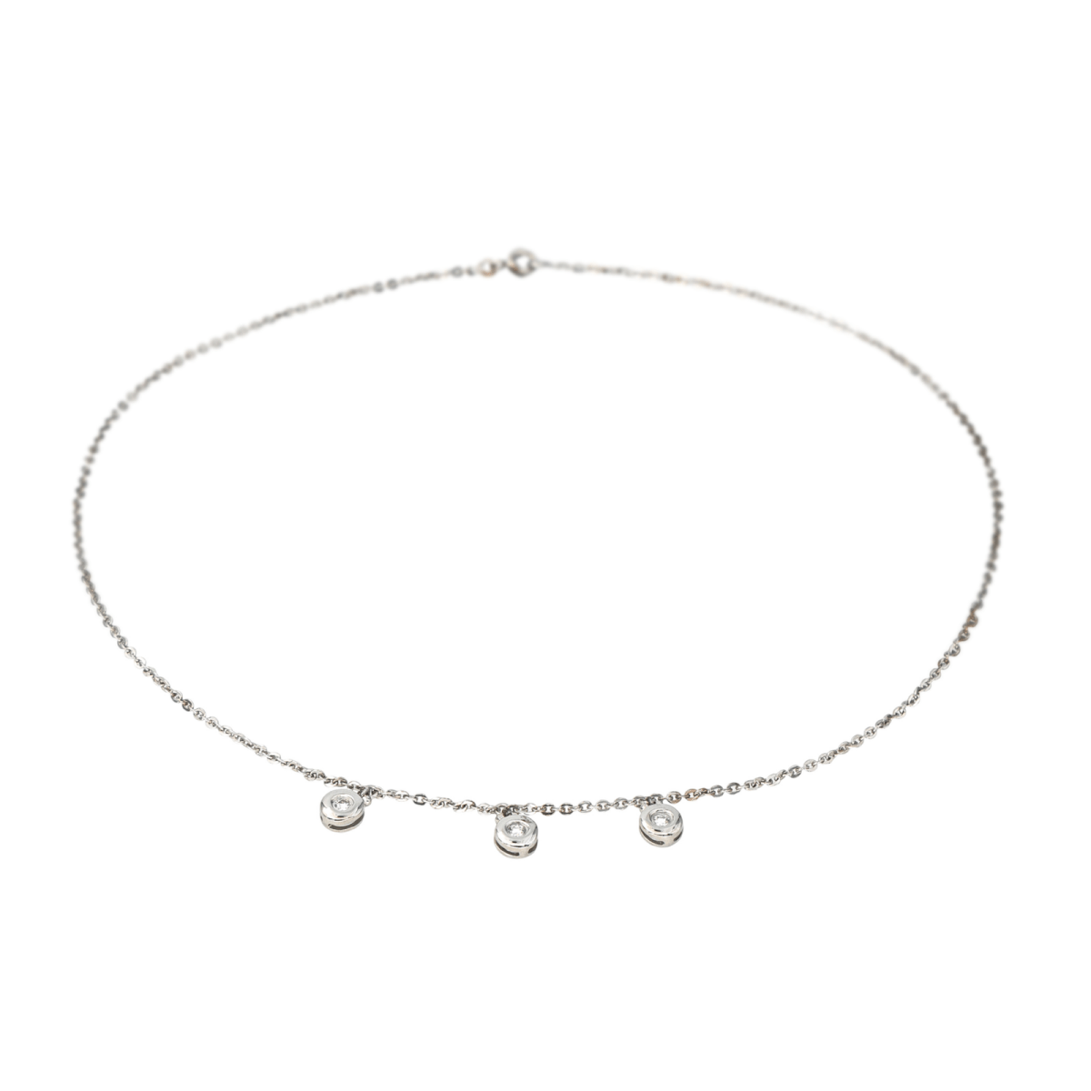 Collier en or blanc et diamants - Castafiore
