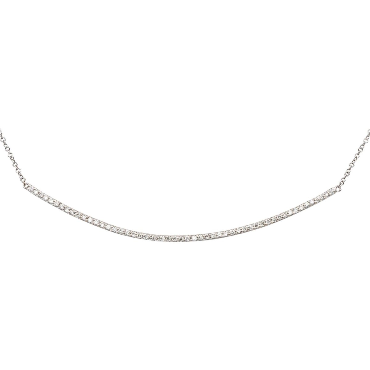 Collier en or blanc et diamants - Castafiore