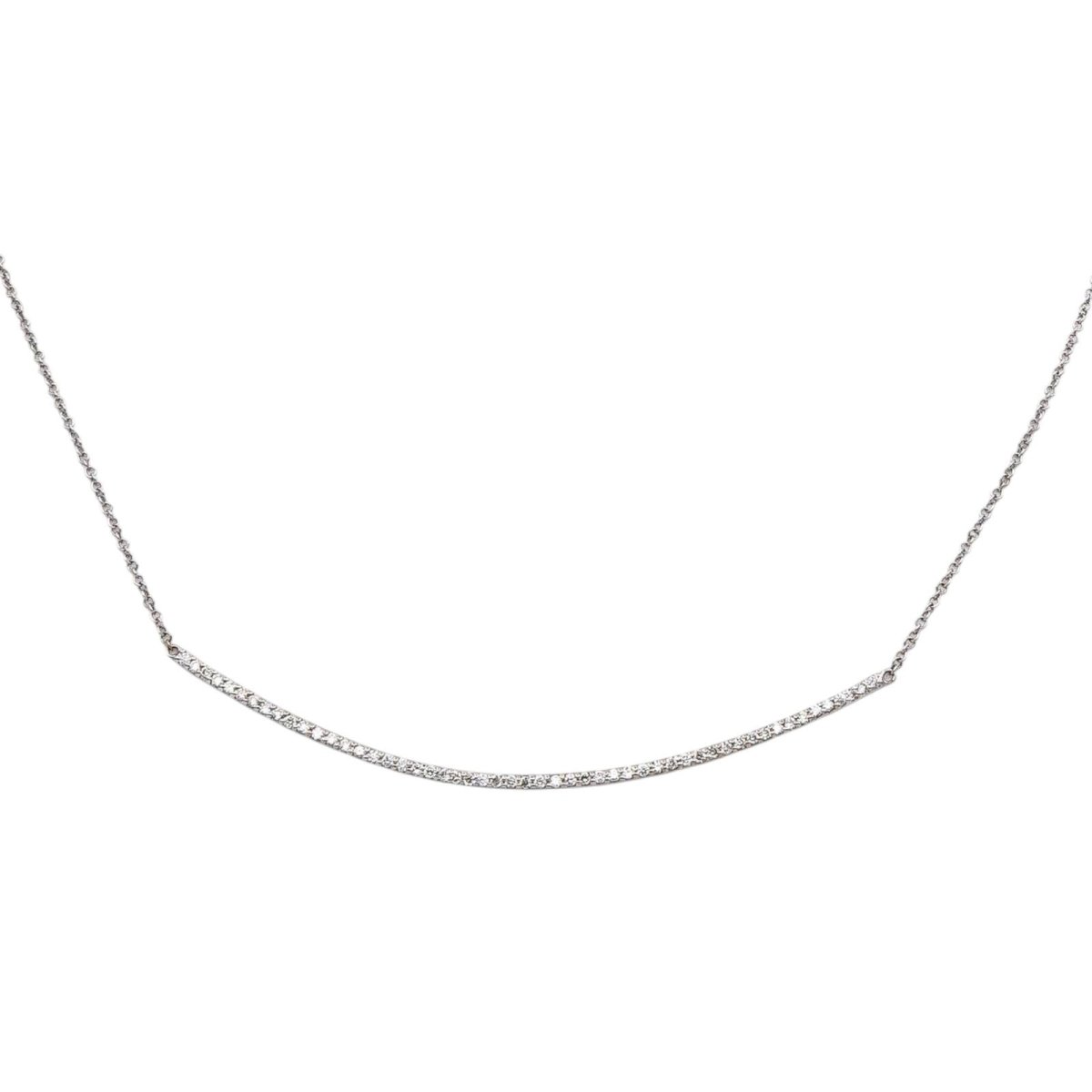 Collier en or blanc et diamants - Castafiore