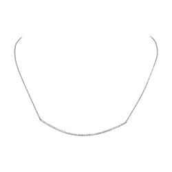 Collier en or blanc et diamants - Castafiore
