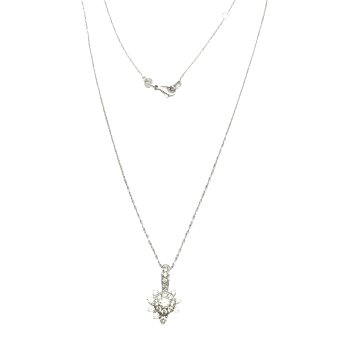 Collier en or blanc et diamants - Castafiore