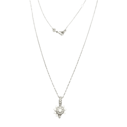 Collier en or blanc et diamants - Castafiore