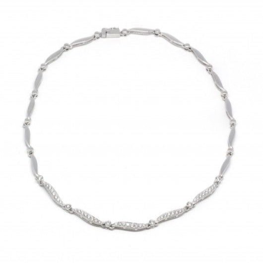 Collier en or blanc et diamants - Castafiore