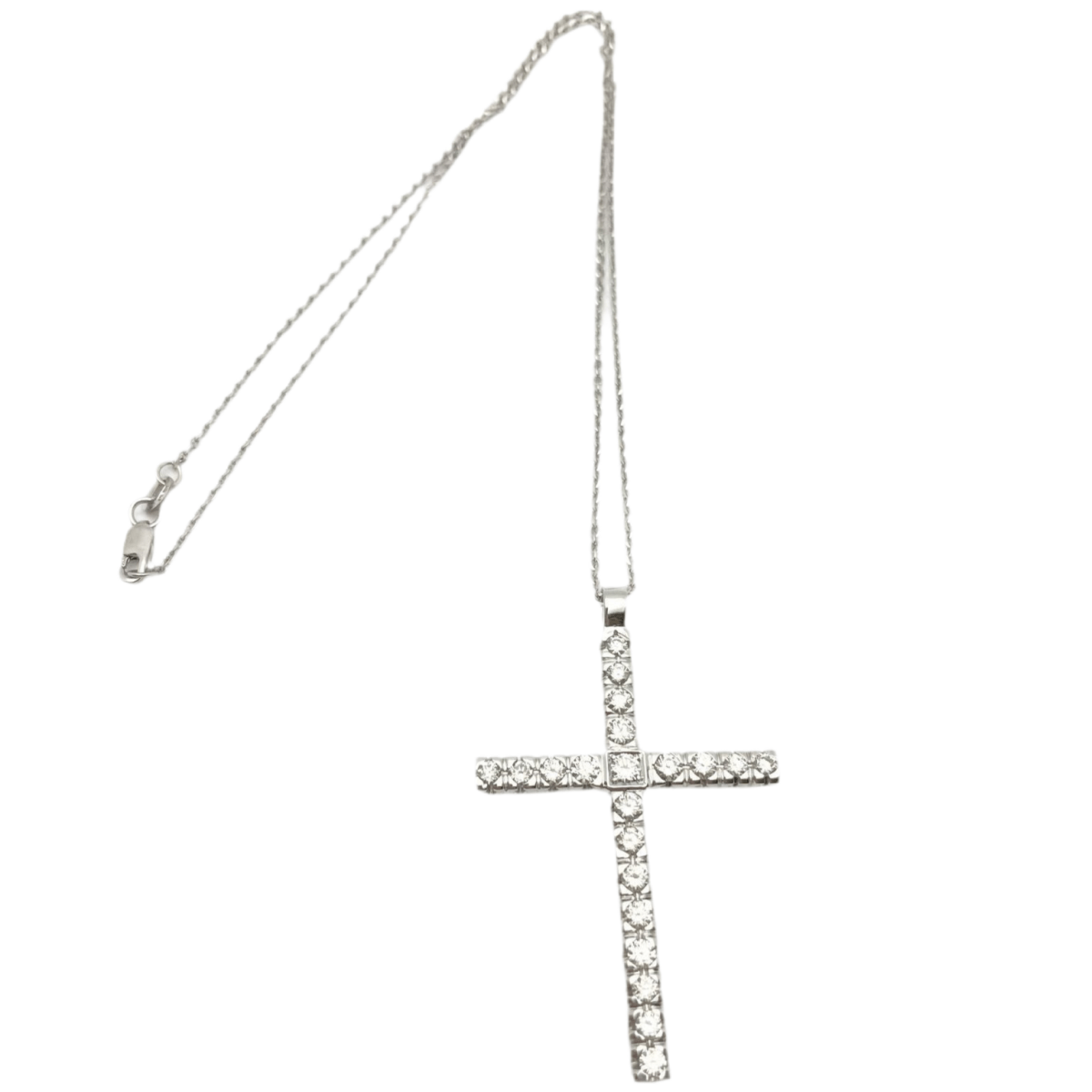 Collier en or blanc et diamants - Castafiore
