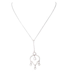 Collier en or blanc et diamants - Castafiore