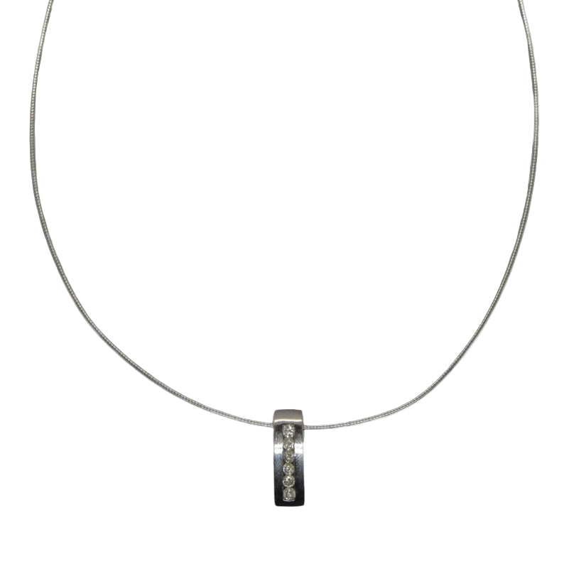 Collier en or blanc et diamants - Castafiore