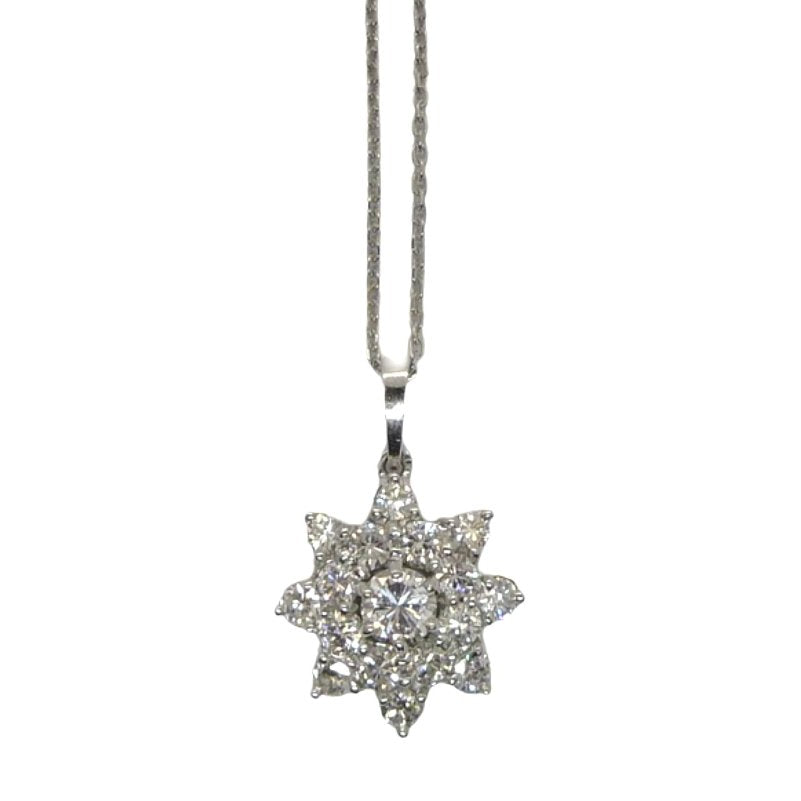 Collier en or blanc et diamants - Castafiore