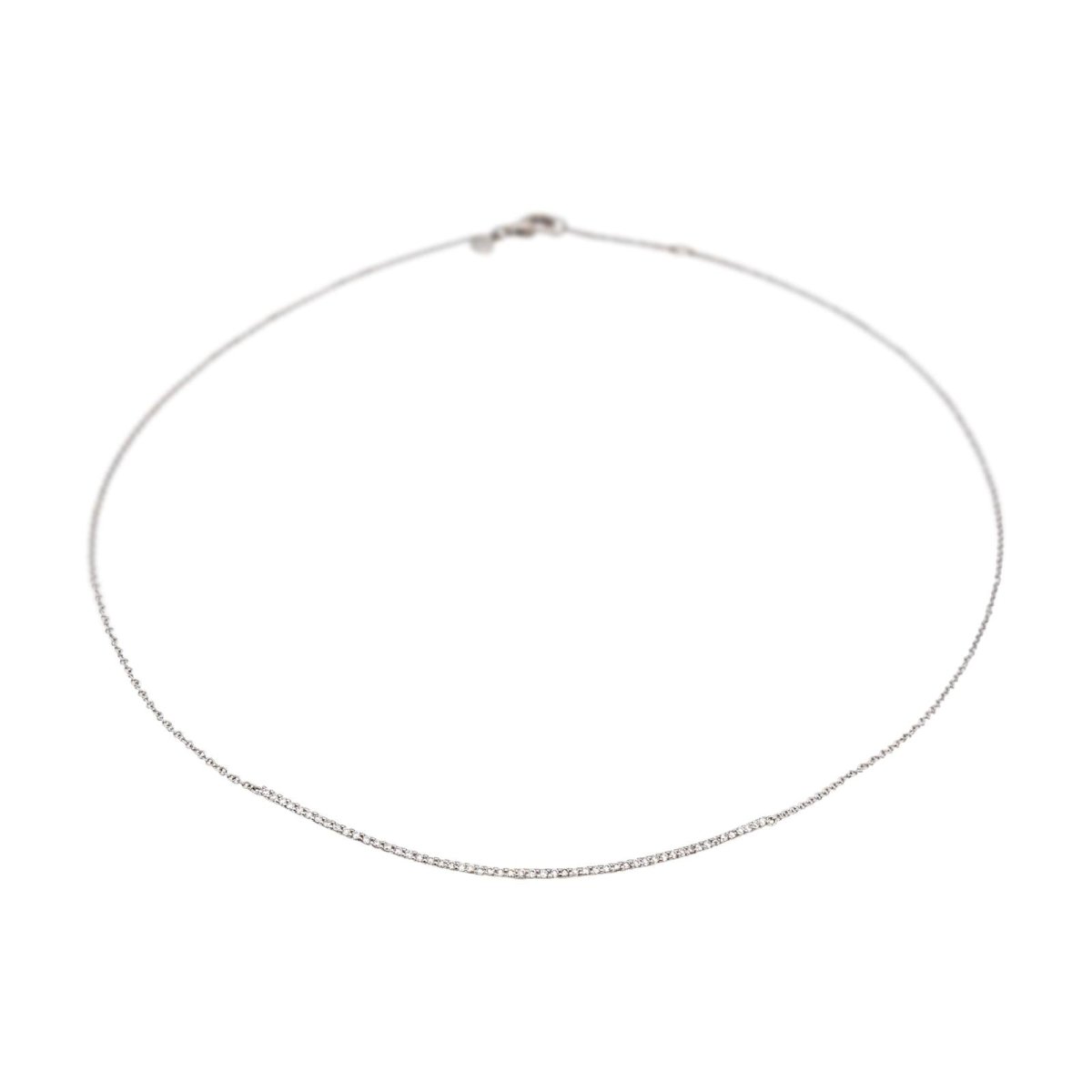 Collier en or blanc et diamants - Castafiore