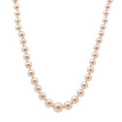 Collier en or blanc, perles et diamants - Castafiore