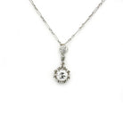 Collier en or blanc, platine et diamants - Castafiore