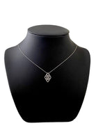 Collier en or blanc serti de diamants - Castafiore