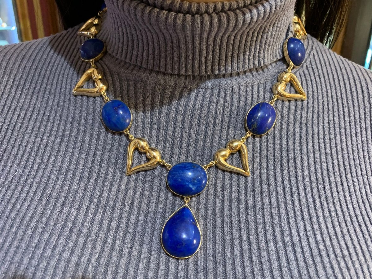 Collier en or et lapis-lazuli - Castafiore