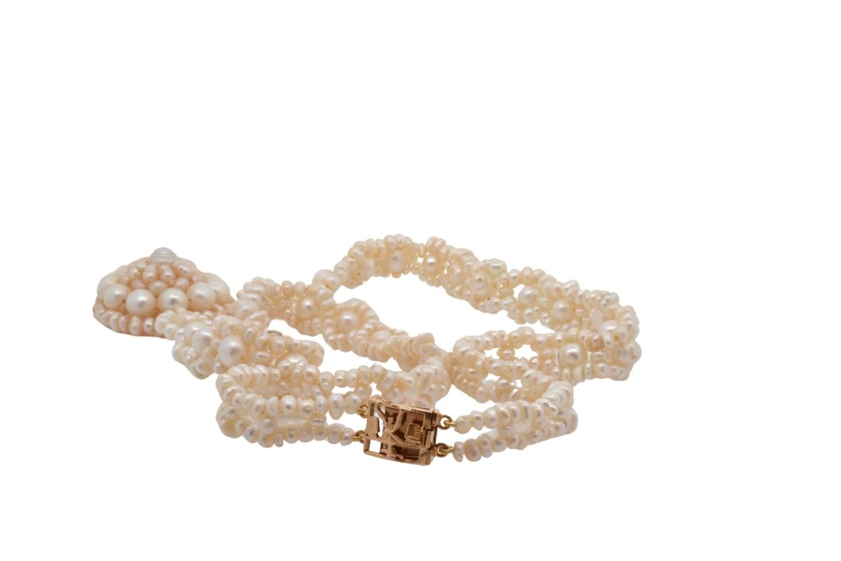Collier en or et perles fines - Castafiore
