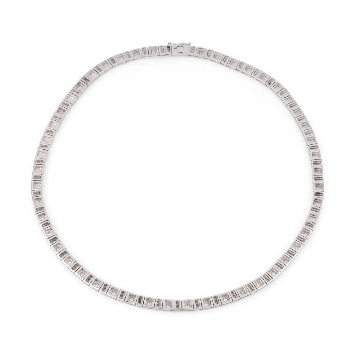 Collier en or gris et diamant - Castafiore